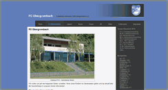 Desktop Screenshot of fc-obergrombach.de