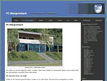 Tablet Screenshot of fc-obergrombach.de